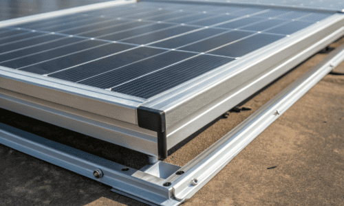 SOLAR PANELS WITH ALUMINIUM FRAMING